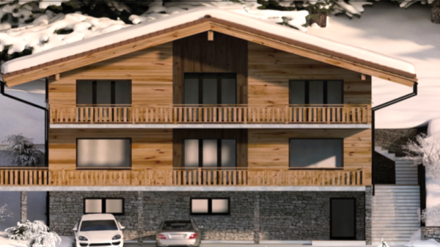Nouveau à Villars-Gryon : Chalet de 360 m2 sur 3 niveaux